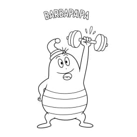 desenho de Barbapapa para colorir