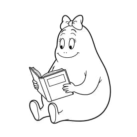 desenho de Barbapapa para colorir