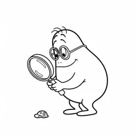 desenho de Barbapapa para colorir