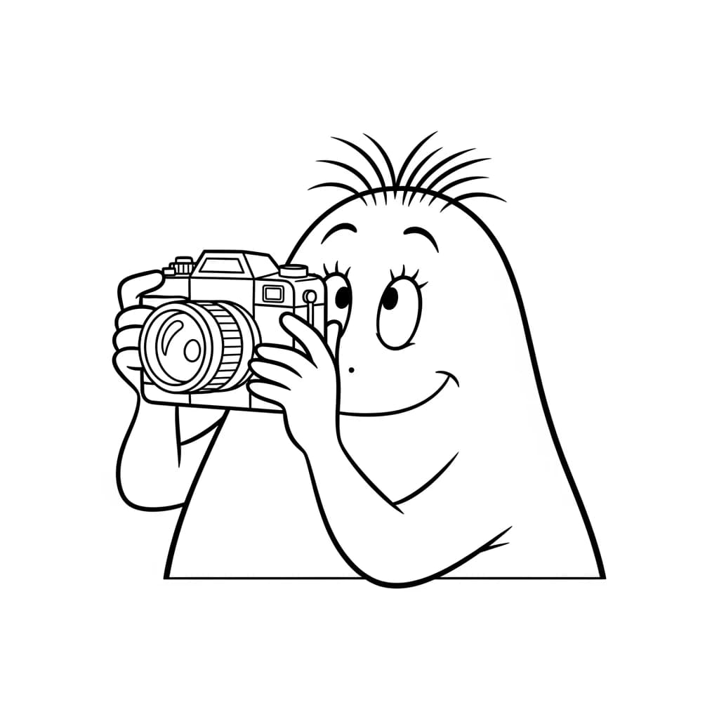 desenho de Barbapapa para colorir