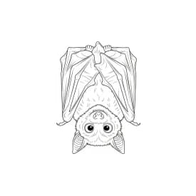 desenho de bastão para colorir