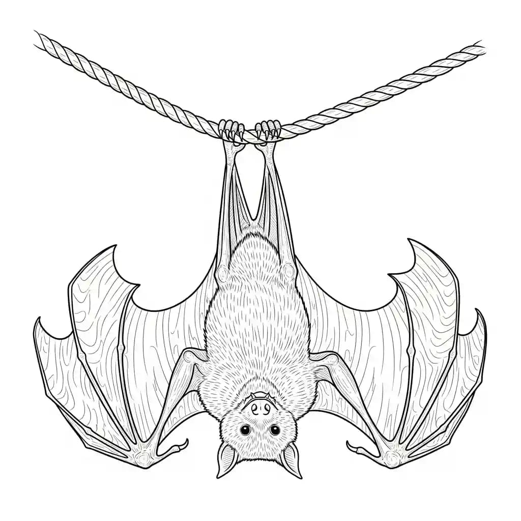 desenho de bastão para colorir