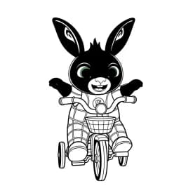 desenho de Bing Bunny para imprimir e colorir