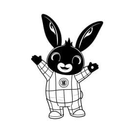 desenho de Bing Bunny para imprimir e colorir
