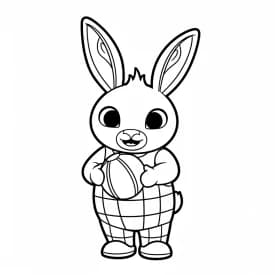 desenho de Bing Bunny para imprimir e colorir