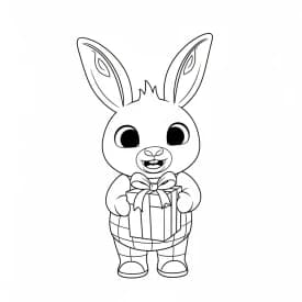 desenho de Bing Bunny para imprimir e colorir