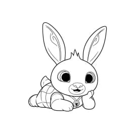 desenho de Bing Bunny para imprimir e colorir