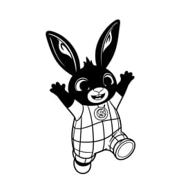 desenho de Bing Bunny para imprimir e colorir
