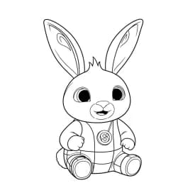desenho de Bing Bunny para imprimir e colorir