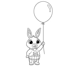desenho de Bing Bunny para imprimir e colorir