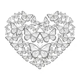 Desenho de Borboleta para Colorir e Imprimir