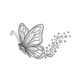 Desenho de Borboleta para Colorir e Imprimir Desenho de Borboleta para Colorir e Imprimir