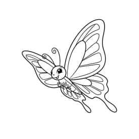 Desenho de Borboleta para Colorir e Imprimir Desenho de Borboleta para Colorir e Imprimir