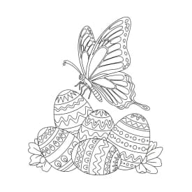 Desenho de Borboleta para Colorir e Imprimir Desenho de Borboleta para Colorir e Imprimir