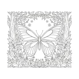 Desenho de Borboleta para Colorir e Imprimir Desenho de Borboleta para Colorir e Imprimir