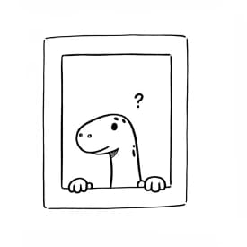 Desenho de Dinossauro para Colorir