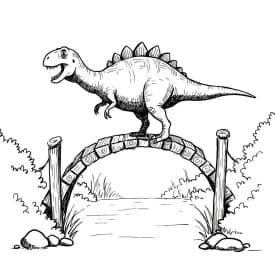 Desenho de Dinossauro para Colorir Desenho de Dinossauro para Colorir