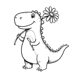 Desenho de Dinossauro para Colorir Desenho de Dinossauro para Colorir