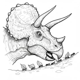 Desenho de Dinossauro para Colorir