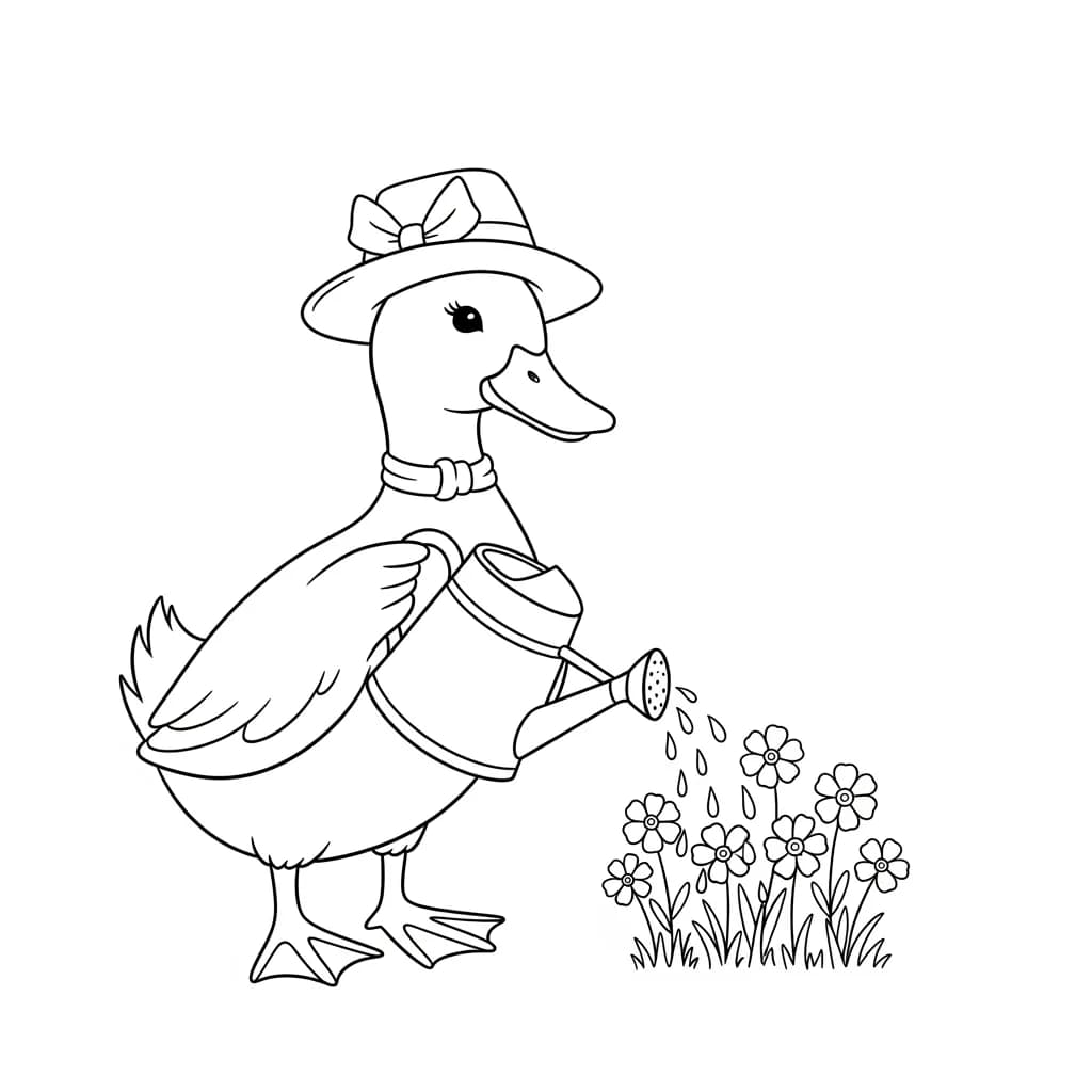 desenho de Duck para colorir
