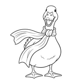 desenho de Duck para colorir