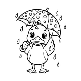 desenho de Duck para colorir