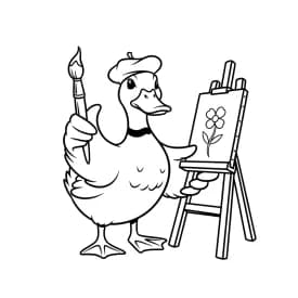 desenho de Duck para colorir