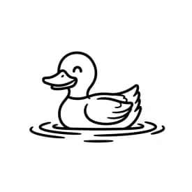 desenho de Duck para colorir