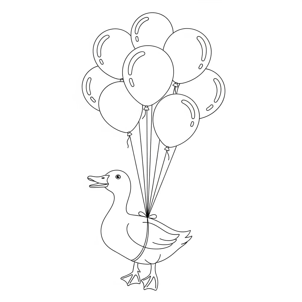 desenho de Duck para colorir