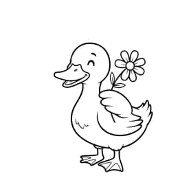 desenho de Duck para colorir