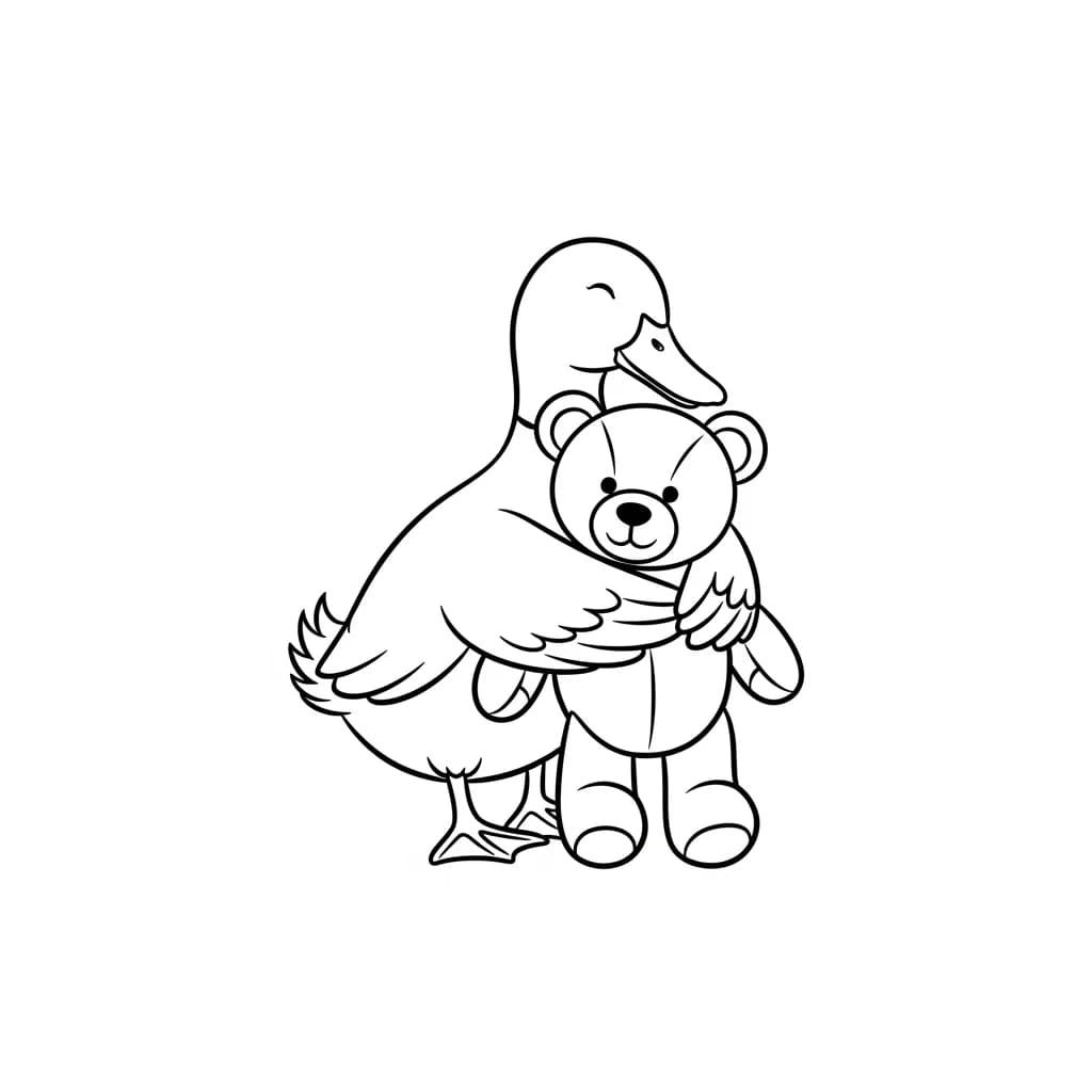 desenho de Duck para colorir