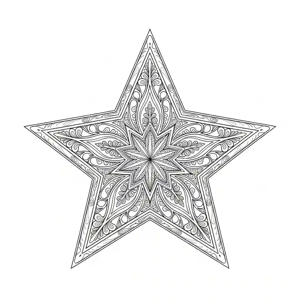 desenho de feriado para colorir