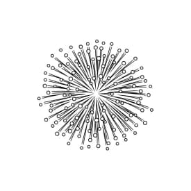desenho de fogos de artifício para colorir
