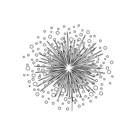 desenho de fogos de artifício para colorir