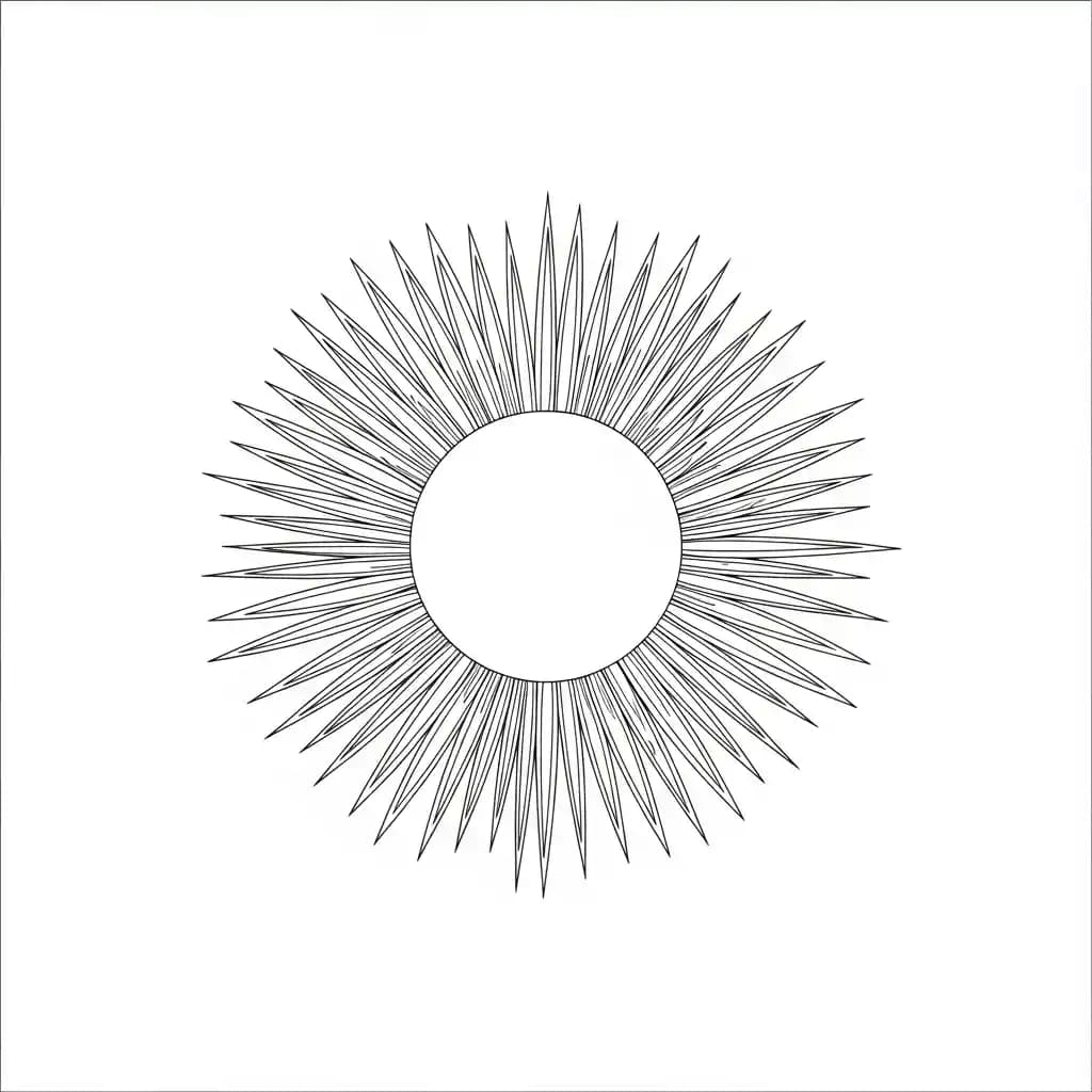 desenho de fogos de artifício para colorir