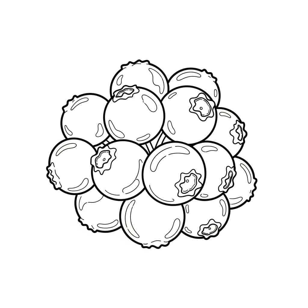 desenho de frutas para colorir