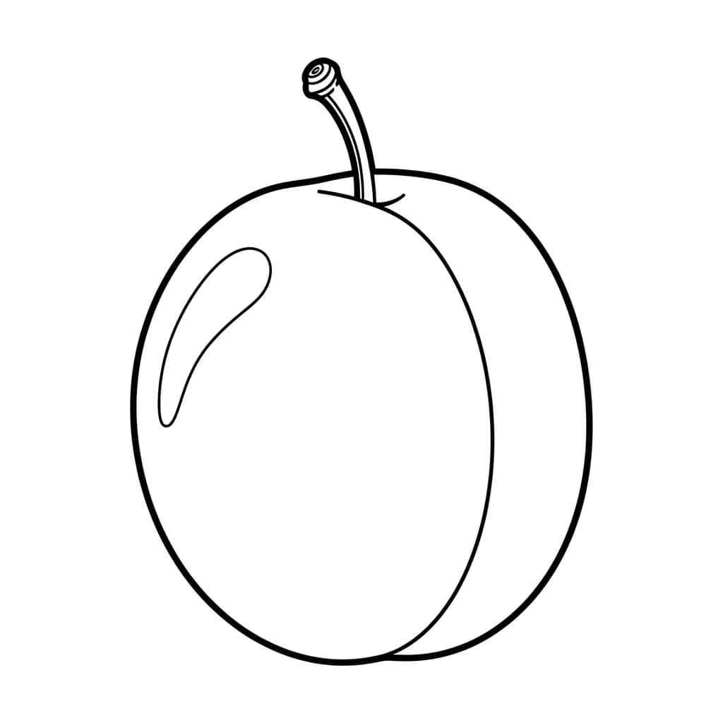 desenho de frutas para colorir