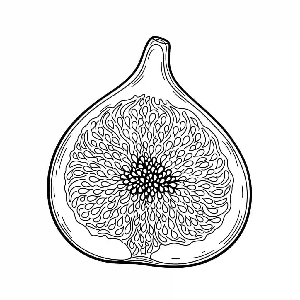 desenho de frutas para colorir