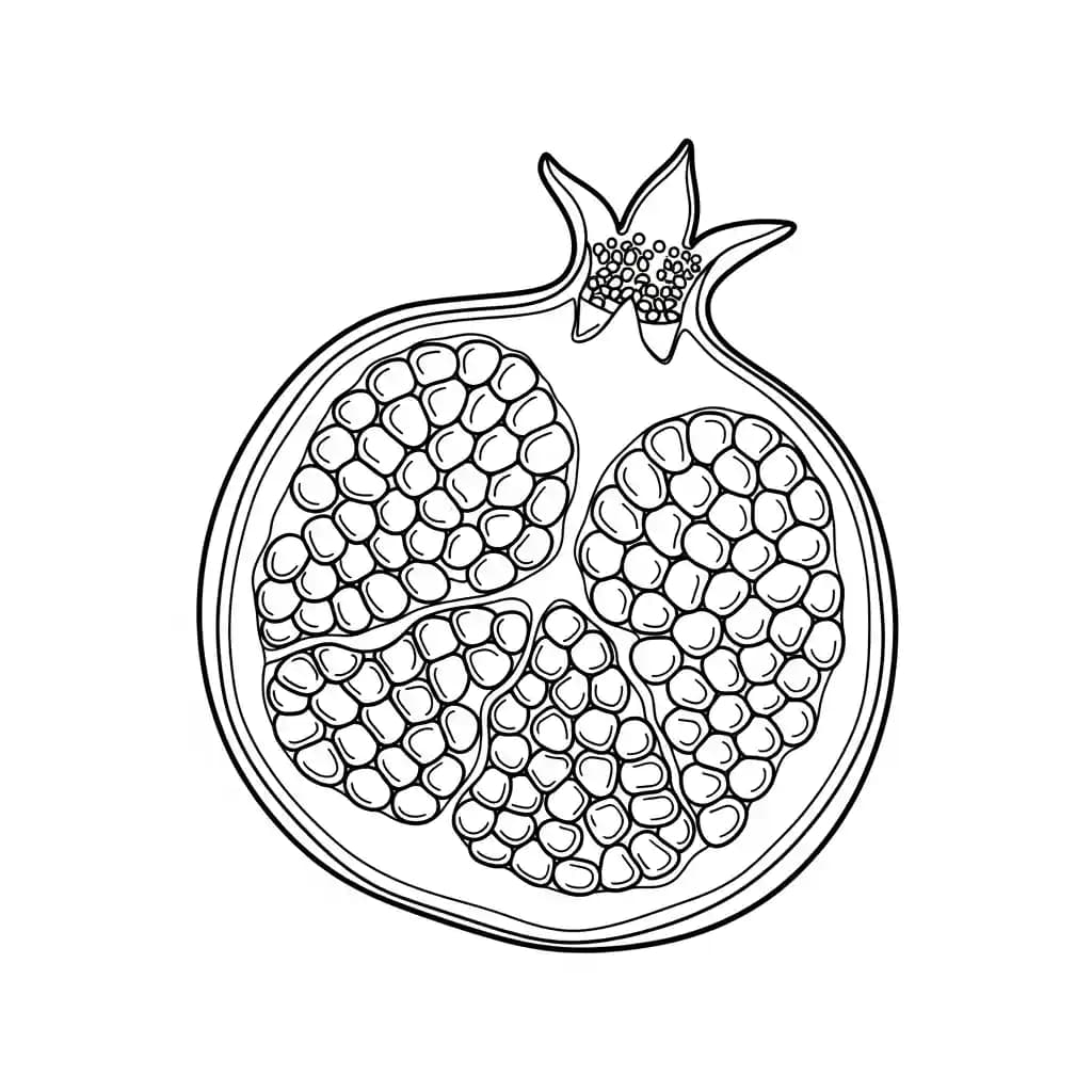 desenho de frutas para colorir