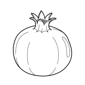 desenho de frutas para colorir
