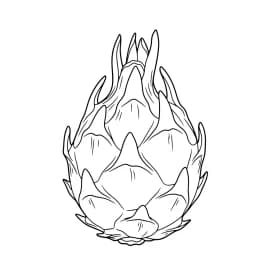 desenho de frutas para colorir