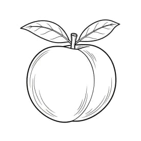 desenho de frutas para colorir