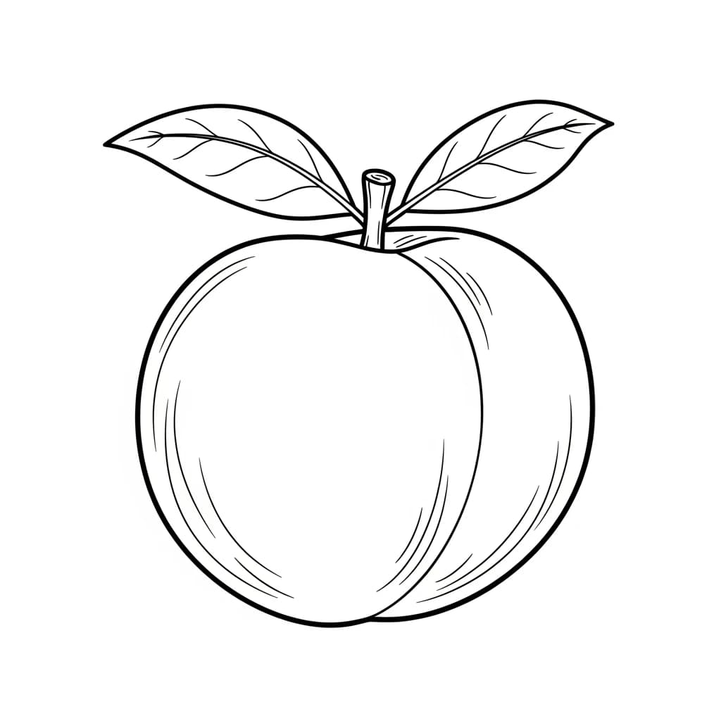 desenho de frutas para colorir