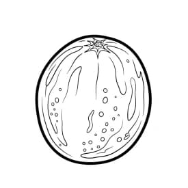 desenho de frutas para colorir