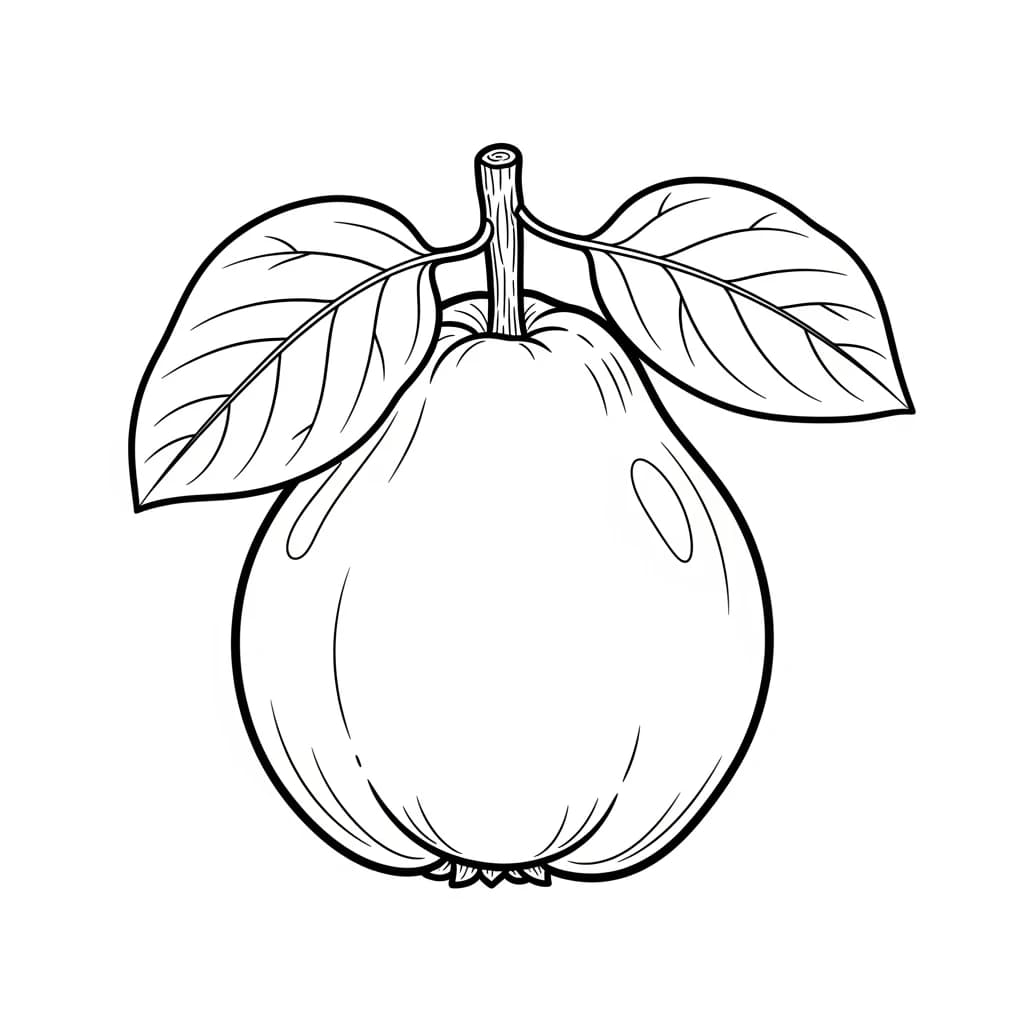 desenho de frutas para colorir