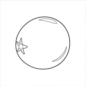 desenho de frutas para colorir