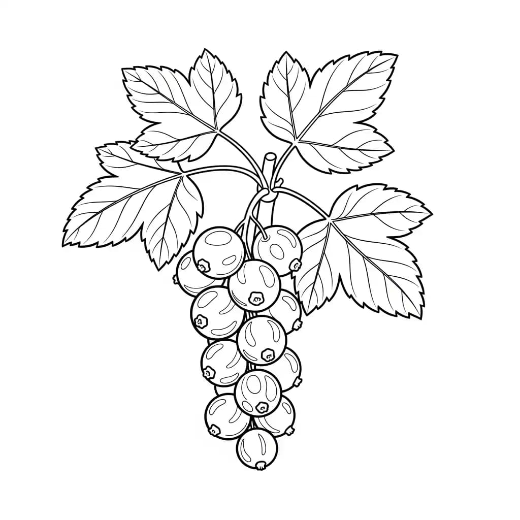 desenho de frutas para colorir