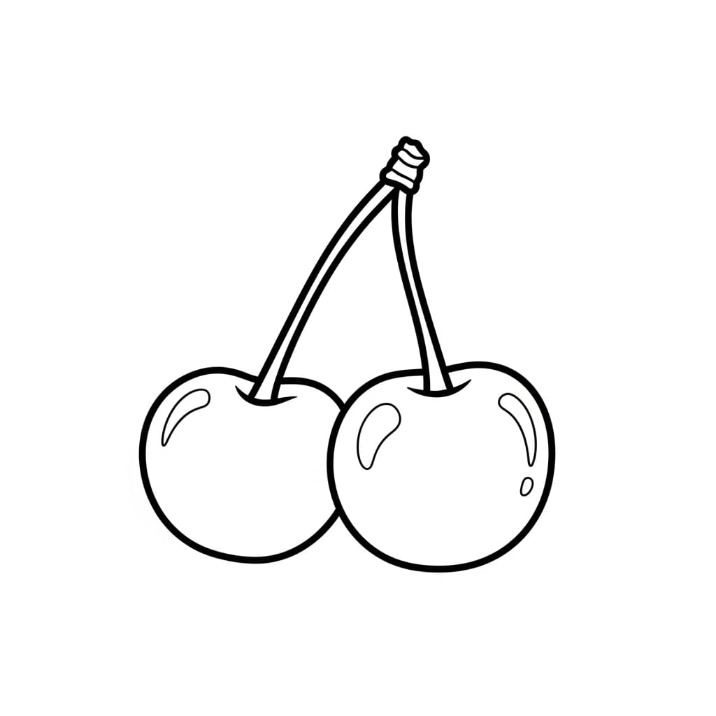 desenho de frutas para colorir