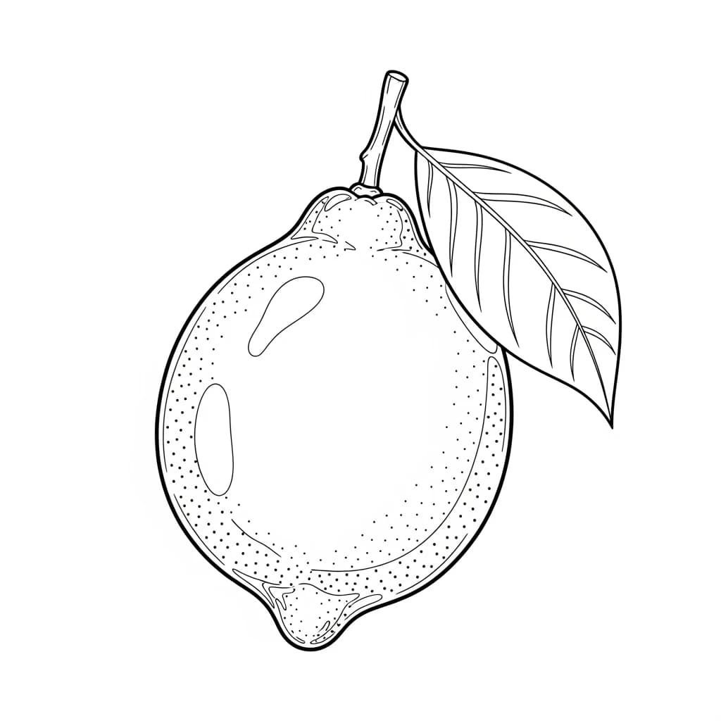 desenho de frutas para colorir