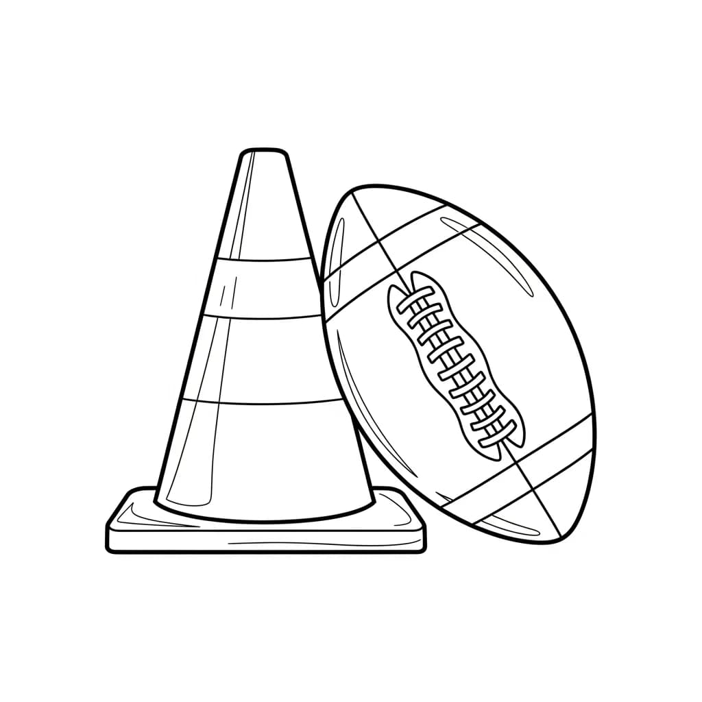 desenho de futebol para colorir